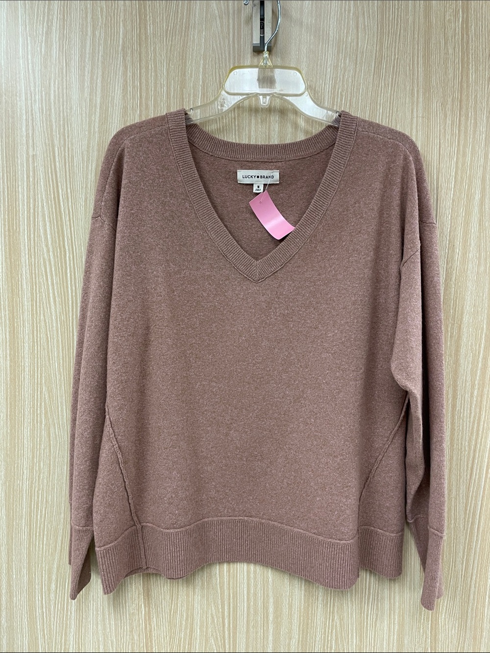 Lucky Brand Pink Sweater Size Medium